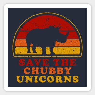 Save The Chubby Unicorns Sticker